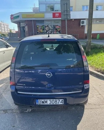 Opel Meriva cena 8500 przebieg: 233800, rok produkcji 2008 z Ciechanowiec małe 46